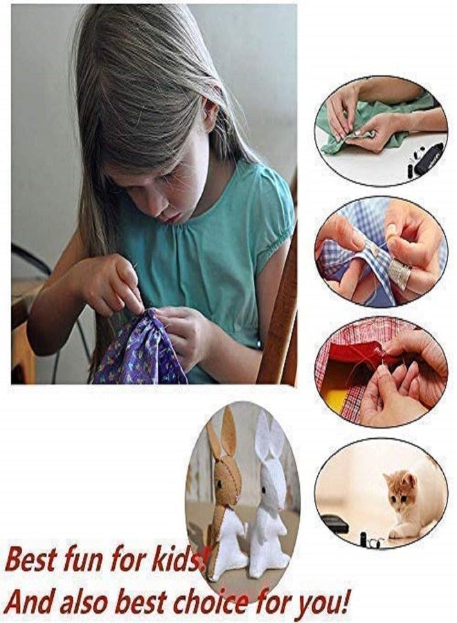 HEVIR Double Layer Portable Travel Sewing Kit Box with Color Needle Threads, Scissors, Pins - Compact Handwork Sewing Kit for On-The-Go Use - Practical All-Purpose Home Treasure Sewing Box - Image 5